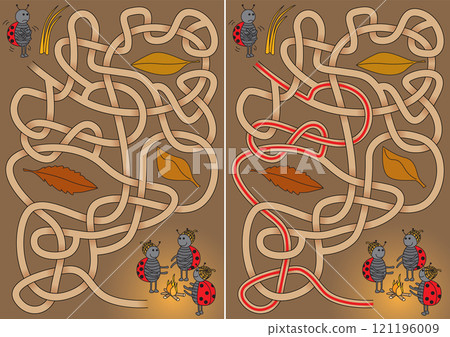Ladybug maze Ladybug maze 121196009
