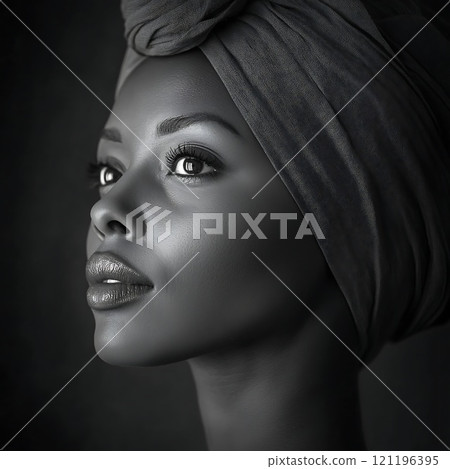 girl with a cracked face close-up 121196395