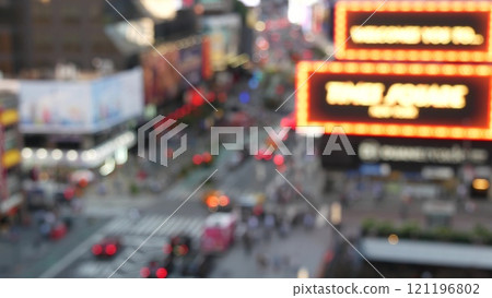 New York City Times Square, Manhattan Midtown Broadway street, USA. American urban life from above. New York City Times Square, Manhattan Midtown Broadway street, USA. American urban life from above. 121196802