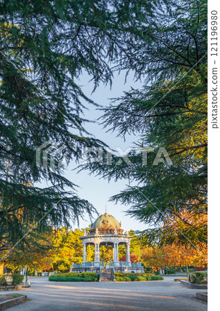 鶴舞公園的音樂廳，梧桐樹泛黃（愛知縣名古屋市） 121196980