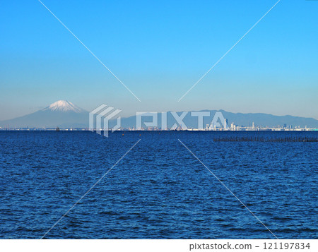 Tokyo Bay, Mt. Fuji, Yokohama Tokyo Bay, Mt. Fuji, Yokohama 121197834
