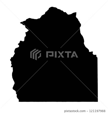 Central Region map, administrative division of Uganda. Vector illustration. Central Region map, administrative division of Uganda. Vector illustration. 121197988