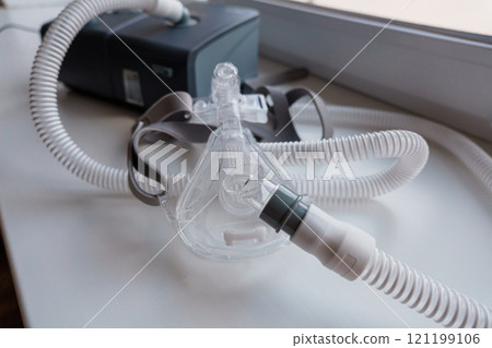 CPAP Machine with Mask for Sleep Apnea Treatment 121199106