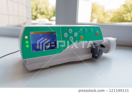 Medical Monitoring Device Displaying Patient Data and Settings Medical Monitoring Device Displaying Patient Data and Settings 121199131