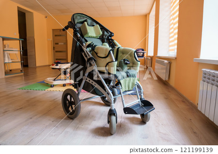 Modern Versatile Stroller in a Brightly Lit Room Modern Versatile Stroller in a Brightly Lit Room 121199139
