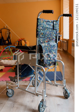 Innovative Floral Design Rolling Wheelchair for Indoor Use 121199151