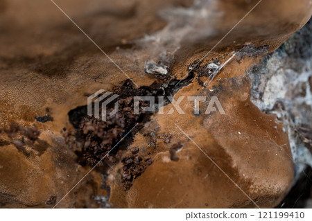 Intricate Textures and Patterns of Mineral Formation 121199410