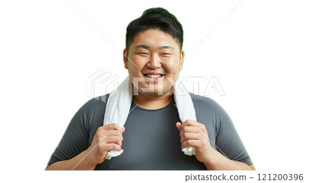 Man exercising Man exercising 121200396