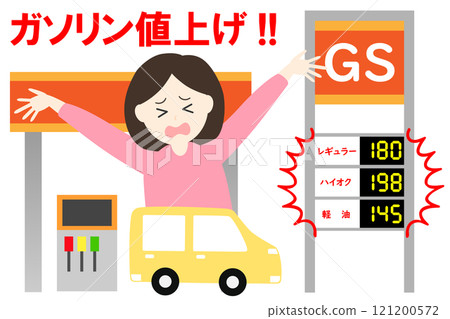 Woman gives up over rising gasoline prices 121200572
