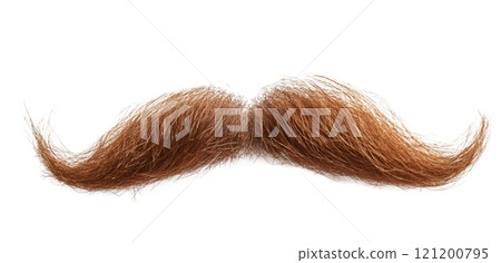 Creative brown mustache prop for costume parties and theatrical performances 121200795