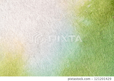 Watercolor-style Japanese paper background material in light blue and yellow Watercolor-style Japanese paper background material in light blue and yellow 121201429