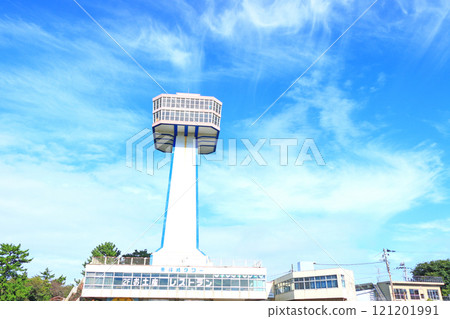 福井縣堺市東尋坊塔風景 121201991