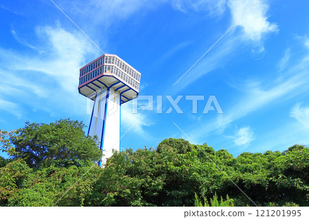 福井縣堺市東尋坊塔風景 121201995
