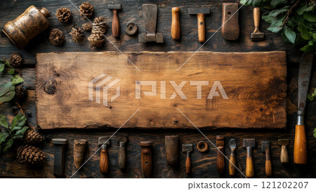 舊木頭和工具 舊木頭和工具 121202207