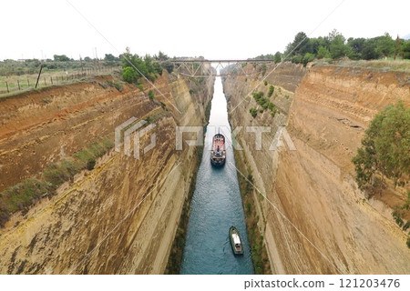 The Corinth Canal of Greece The Corinth Canal of Greece 121203476