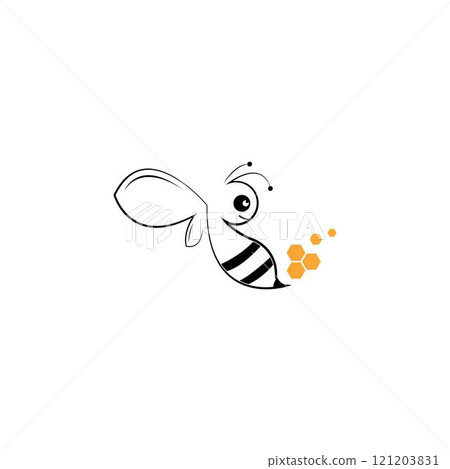 Bee Logo Template vector Bee Logo Template vector 121203831