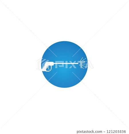 Pressure washing logo template. Pressure washing logo template. 121203836