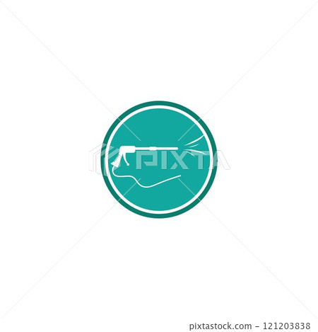 Pressure washing logo template. Pressure washing logo template. 121203838