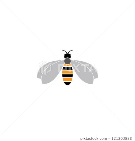 Bee Logo Template vector 121203888