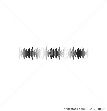 sound wave ilustration logo vector 121204039