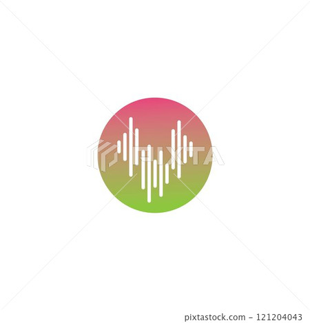 sound wave ilustration logo vector sound wave ilustration logo vector 121204043