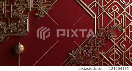 Luxurious red and gold background Luxurious red and gold background 121204185