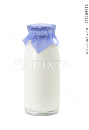 牛奶瓶插畫牛奶現實 121204418