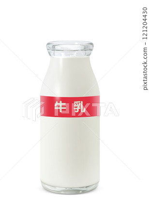 牛奶瓶插畫牛奶現實 121204430