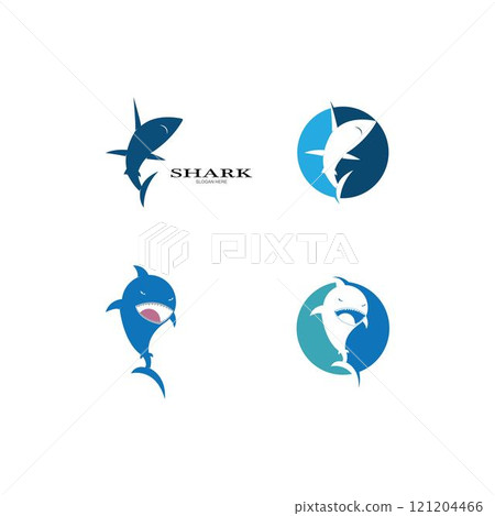 Shark Logo vector Template Shark Logo vector Template 121204466