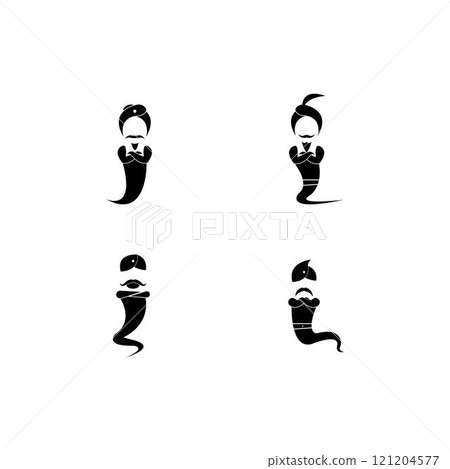 Genie logo vector Genie logo vector 121204577