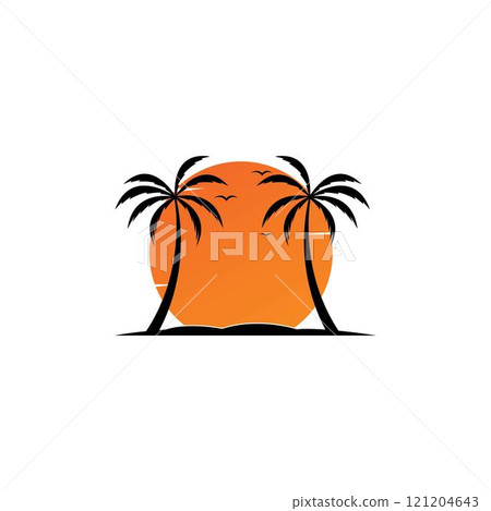 sunset logo icon vector sunset logo icon vector 121204643