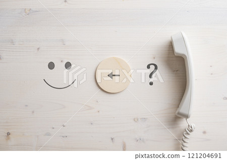 Customer service and support conceptual image Customer service and support conceptual image 121204691