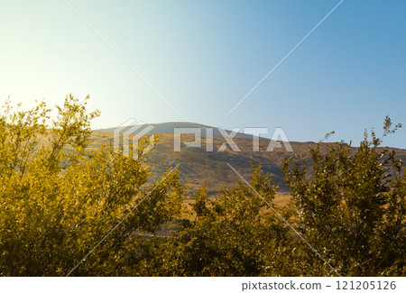top view of south Kazakhstan nature, mountain and nature view. High quality photo 121205126