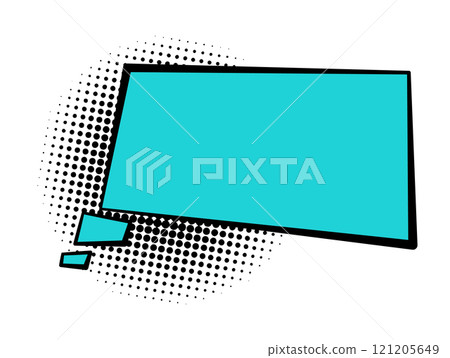 Comics book speech bubbles. Speech balloon or cartoon design element isolated on white background. Vector illustration 121205649