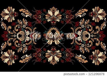 Motifs African boho paisley Floral Ikat pattern embroidery damask. Ethnic ikat floral Ethnic Indian Pattern Ikat pattern Ethnic Pattern.Damask indian floral Aztec embroidery border seamless patterns. Motifs African boho paisley Floral Ikat pattern embroidery damask. Ethnic ikat floral Ethnic Indian Pattern Ikat pattern Ethnic Pattern.Damask indian floral Aztec embroidery border seamless patterns. 121206878