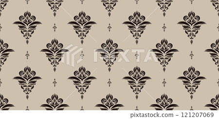 Motifs African boho paisley Floral Ikat pattern embroidery damask. Ethnic ikat floral Ethnic Indian Pattern Ikat pattern Ethnic Pattern.Damask indian floral Aztec embroidery border seamless patterns. 121207069