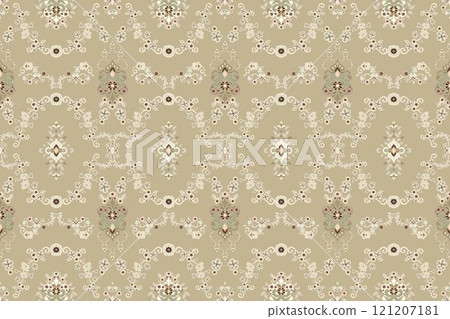 Motifs African boho paisley Floral Ikat pattern embroidery damask. Ethnic ikat floral Ethnic Indian Pattern Ikat pattern Ethnic Pattern.Damask indian floral Aztec embroidery border seamless patterns. 121207181