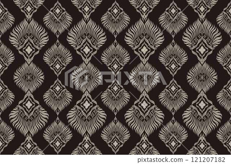 Motifs African boho paisley Floral Ikat pattern embroidery damask. Ethnic ikat floral Ethnic Indian Pattern Ikat pattern Ethnic Pattern.Damask indian floral Aztec embroidery border seamless patterns. 121207182