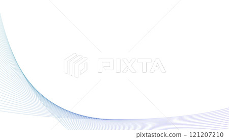 Simple blue curve wave background material Simple blue curve wave background material 121207210