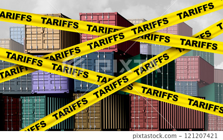 Economic Tariffs Concept 121207421