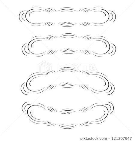 Abstract arabic Vintage Decorative Calligraphy Ornamental Silhouette symbol for tattoo isolated vector Abstract arabic Vintage Decorative Calligraphy Ornamental Silhouette symbol for tattoo isolated vector 121207947