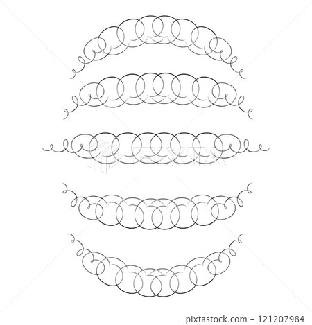 Abstract arabic Vintage Decorative Calligraphy Ornamental Silhouette symbol for tattoo isolated vector Abstract arabic Vintage Decorative Calligraphy Ornamental Silhouette symbol for tattoo isolated vector 121207984