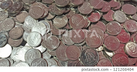 National currency of Ukraine. Ukrainian iron money. Ukrainian coins National currency of Ukraine. Ukrainian iron money. Ukrainian coins 121208404