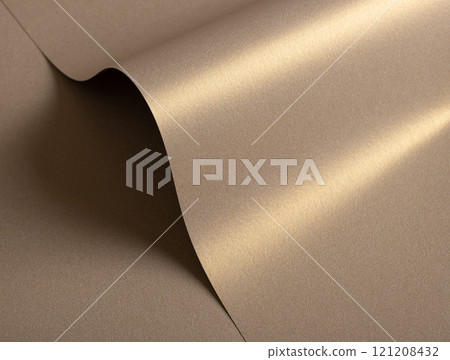 Luxurious paper background with a warm taupe tone and pearlescent sheen. Smooth and soft texture 121208432