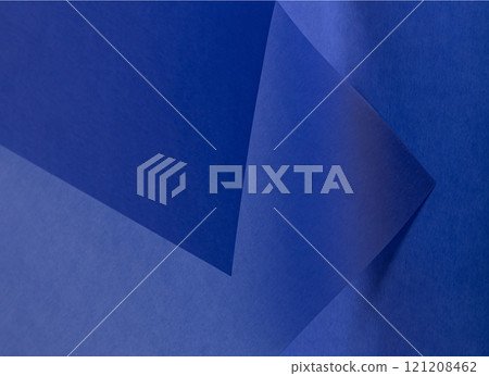 Rich royal blue tracing paper background with a matte finish and soft gradient. Featuring a grainy, Rich royal blue tracing paper background with a matte finish and soft gradient. Featuring a grainy, 121208462
