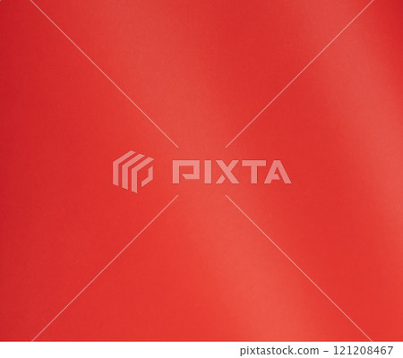 Scarlet red paper background with a smooth gradient and fine texture. Rich and vibrant color adds a Scarlet red paper background with a smooth gradient and fine texture. Rich and vibrant color adds a 121208467