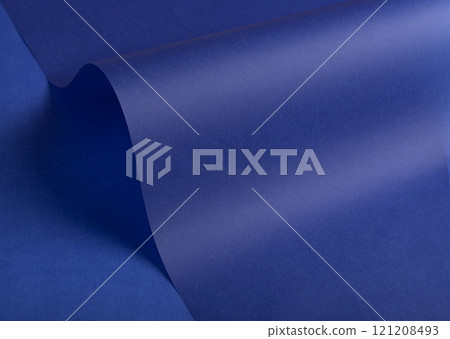 Elegant royal blue tracing paper background with a matte finish and subtle gradient. Translucent 121208493
