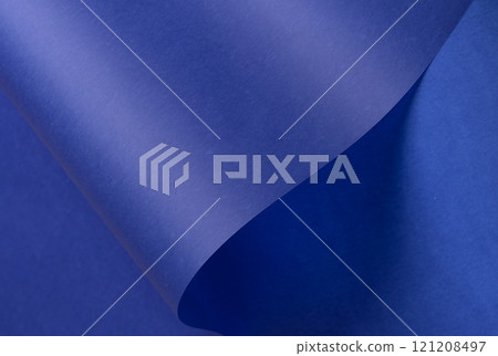 Elegant royal blue tracing paper background with a matte finish and subtle wavy folds. Translucent Elegant royal blue tracing paper background with a matte finish and subtle wavy folds. Translucent 121208497
