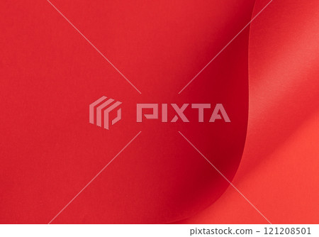Elegant scarlet red paper background with a rich, vibrant gradient. Smooth texture and subtle shadow Elegant scarlet red paper background with a rich, vibrant gradient. Smooth texture and subtle shadow 121208501