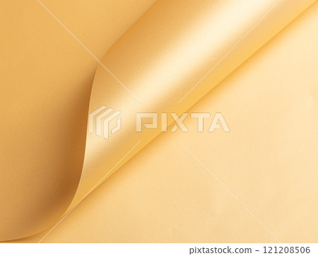 Elegant yellow paper background with a smooth glossy finish and subtle gradient. Featuring gentle 121208506